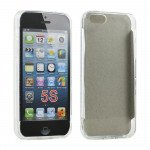 Wholesale Apple iPhone 5 5S Crystal Clear Hybrid Case (Clear Clear)